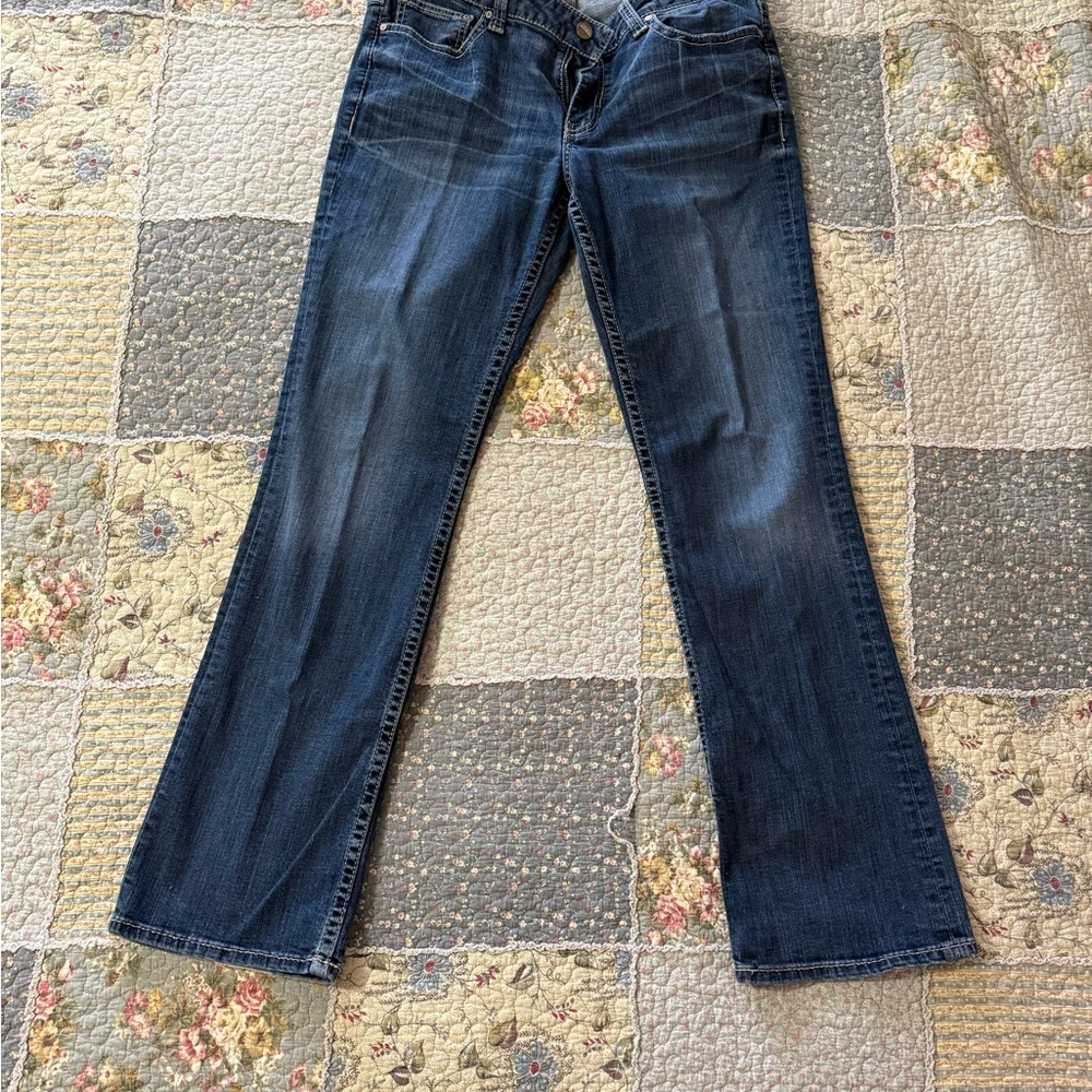 BKE Blue Boot Cut Jeans Classic Denim